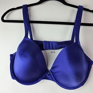 Warner's Secret Makeover Underwire Bra 01581 Purple 38C Satin Underwire‎